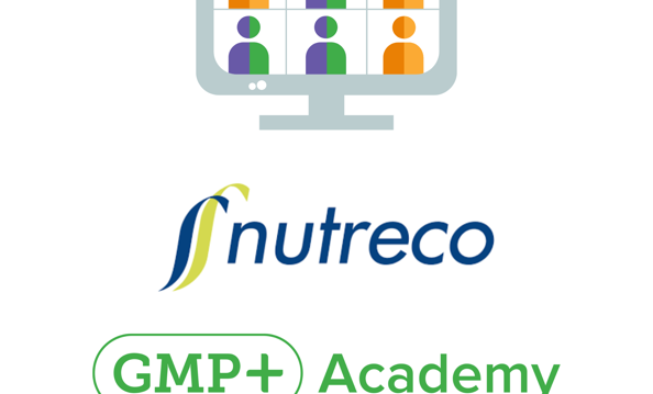 Screen with figures and logos