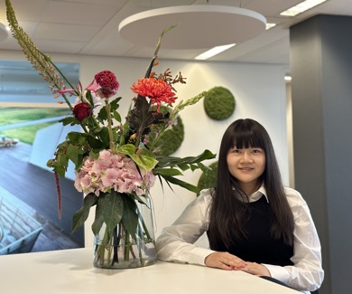 Woman at desk